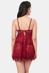 Amante Polyamide Elastane Babydoll - Red — thumbnail 2